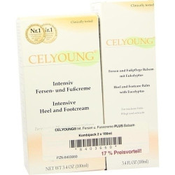 CELYOUNG Intensiv Fersen Fusscreme+Balsam 2x100ml, 1 ST – PZN 8403660
