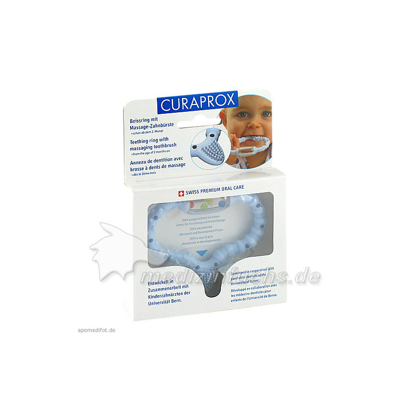 CURAbaby Boy blau CBR Beißring, 1 ST – PZN 4338954