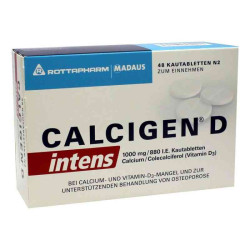 CALCIGEN D intens 1000mg/880 I.E. (48 stk) – PZN 417119