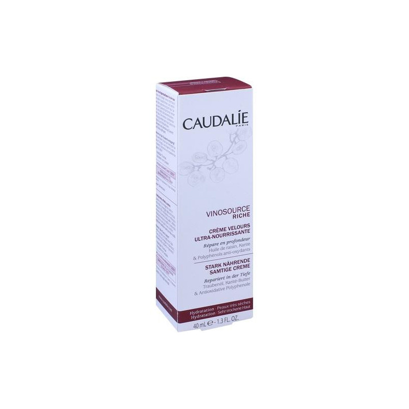 Caudalie Vinosource Riche Creme Velours Ult.-Nour., 40 ML – PZN 9674898