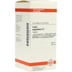 Carbo Vegetabilis D 2 Tabletten (200 stk) – PZN 2812009