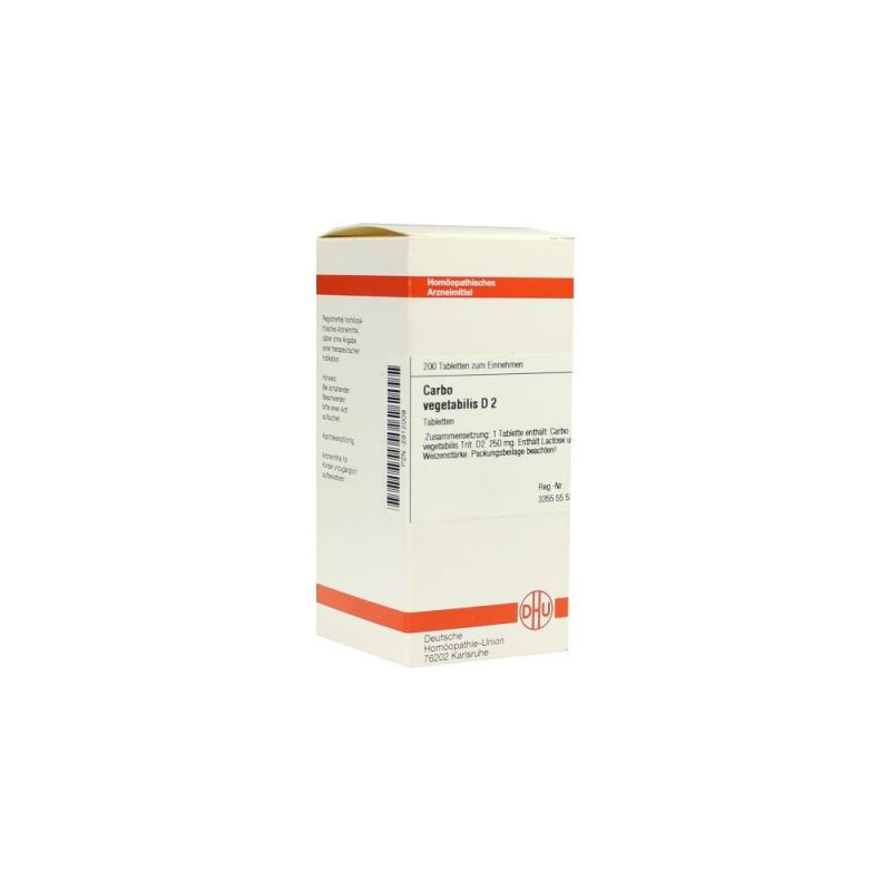Carbo Vegetabilis D 2 Tabletten (200 stk) – PZN 2812009