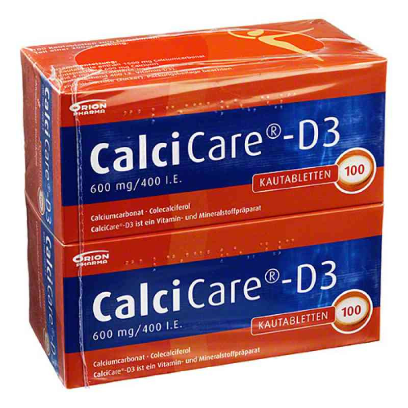 CalciCare-D3 600mg/400 I.E. (200 stk) – PZN 2058162