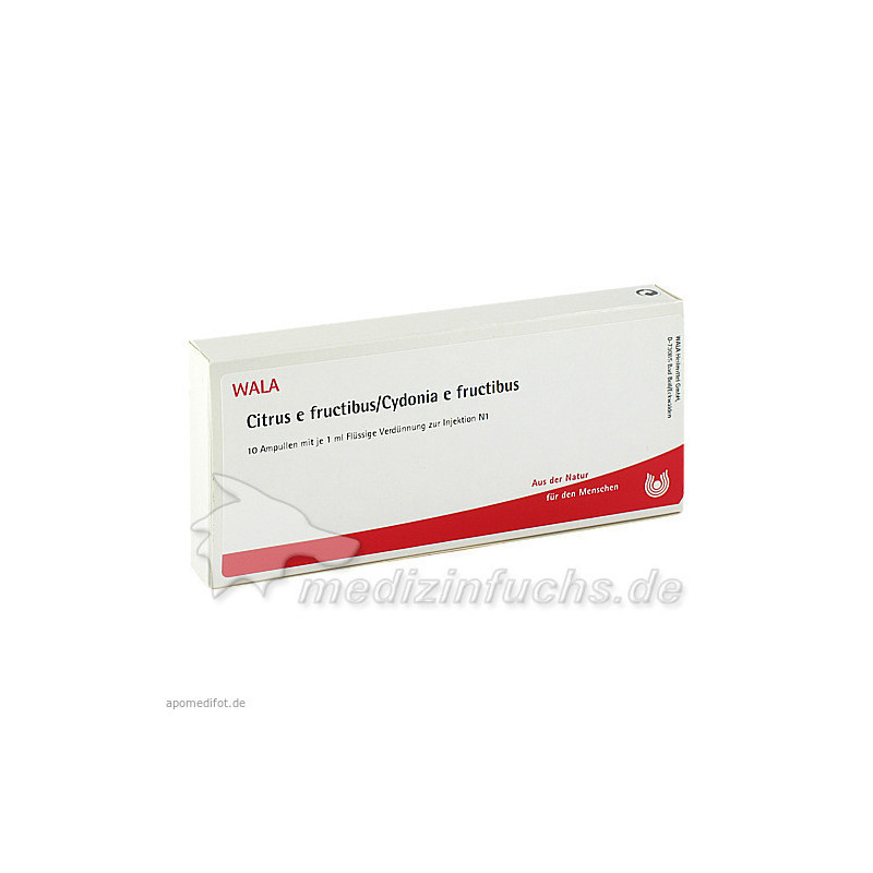 CITRUS E Fructibus/Cydonia E Fructibus, 10X1 ML – PZN 426986