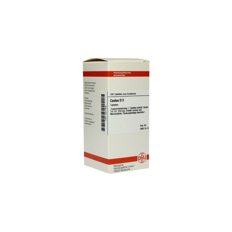 Cactus D 3 Tabletten (200 stk) – PZN 2811926