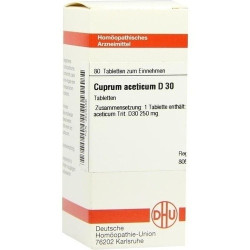 CUPRUM ACET D30, 80 ST – PZN 2629386