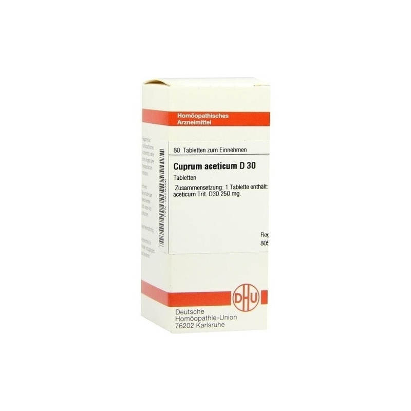 CUPRUM ACET D30, 80 ST – PZN 2629386
