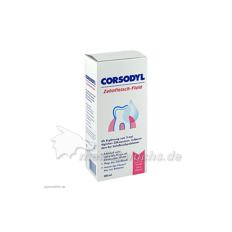 Corsodyl Zahnfleisch-Fluid, 300 ML – PZN 9702962