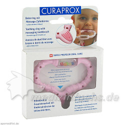 CURAbaby Girl pink CBR Beißring, 1 ST – PZN 4338948