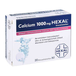 Calcium 1000mg HEXAL (20 stk) – PZN 7383932