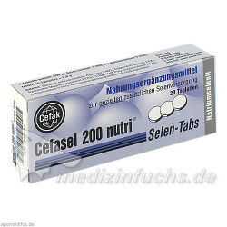 Cefasel 200 nutri Selen-Tabs, 20 ST – PZN 2330753