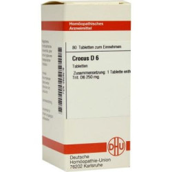 Crocus D 6 Tabletten (80 stk) – PZN 2629216