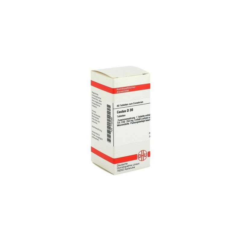 Cactus D 30 Tabletten (80 stk) – PZN 7162088