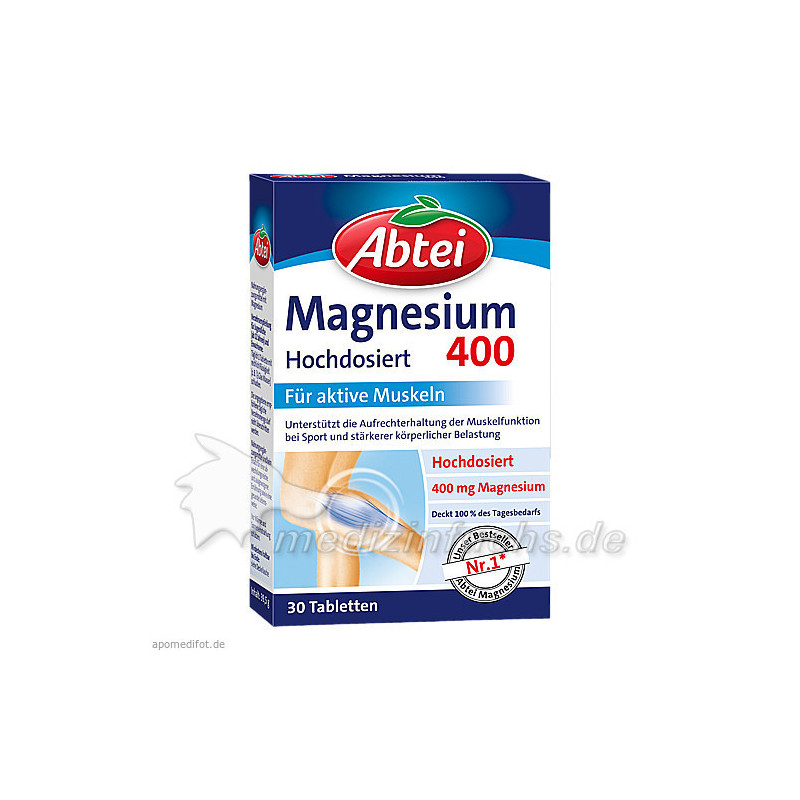 Abtei Magnesium 400, 30 ST – PZN 272158