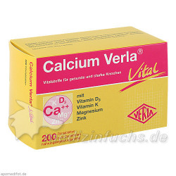 Calcium Verla Vital, 200 ST – PZN 9704837