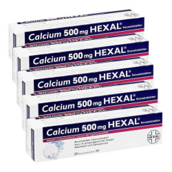 Calcium 500 Hexal Brausetabletten (100 stk) – PZN 8100220