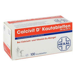 Calcivit D 600mg/400 I.E. (100 stk) – PZN 1364833