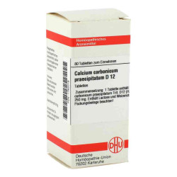 Calcium Carbonicum Praec. D 12 Tabletten (80 stk) – PZN 1762019