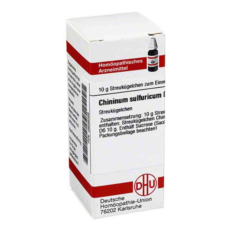 Chininum Sulfuricum D 6 Globuli (10 g) – PZN 2638089