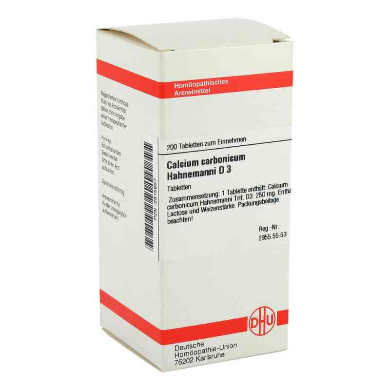 Calcium Carbonicum D 3 Tabletten Hahnemanni (200 stk) – PZN 2815657