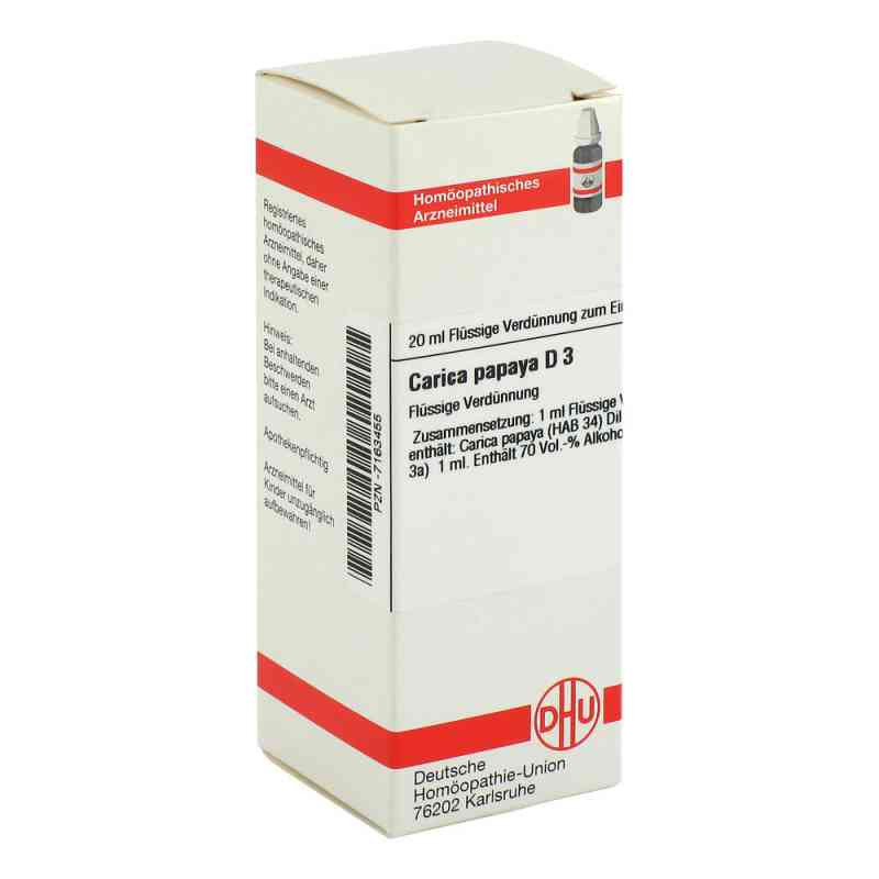 Carica Papaya D 3 Dilution (20 ml) – PZN 7163455