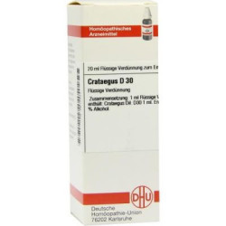 Crataegus D 30 Dilution (20 ml) – PZN 2612227