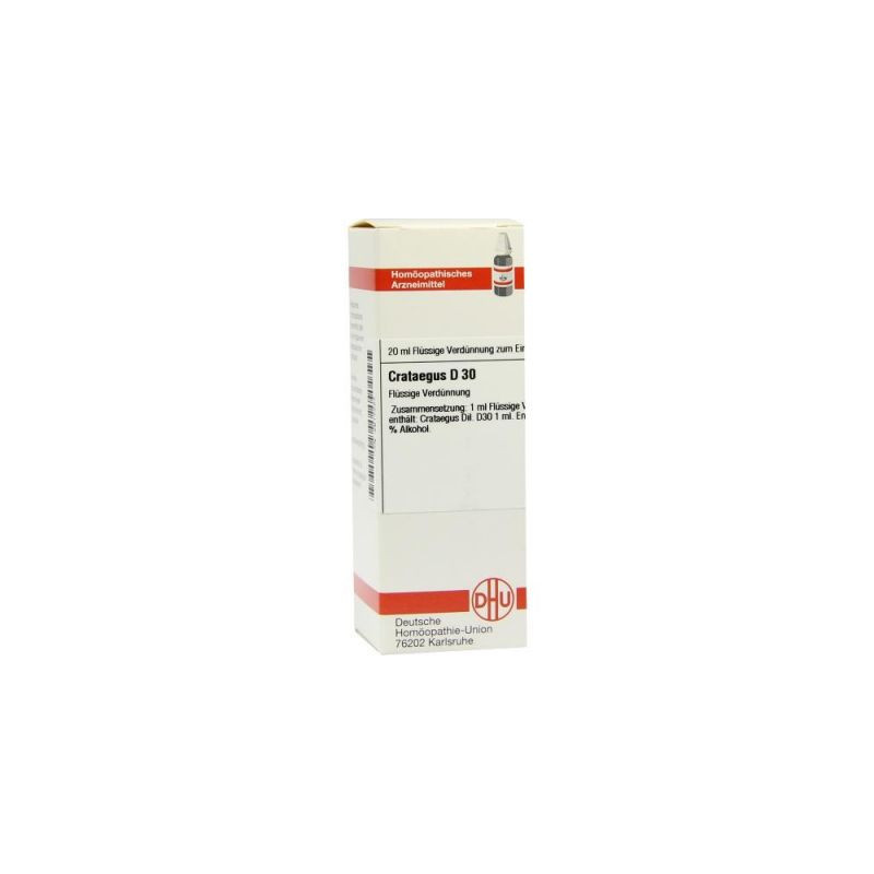 Crataegus D 30 Dilution (20 ml) – PZN 2612227