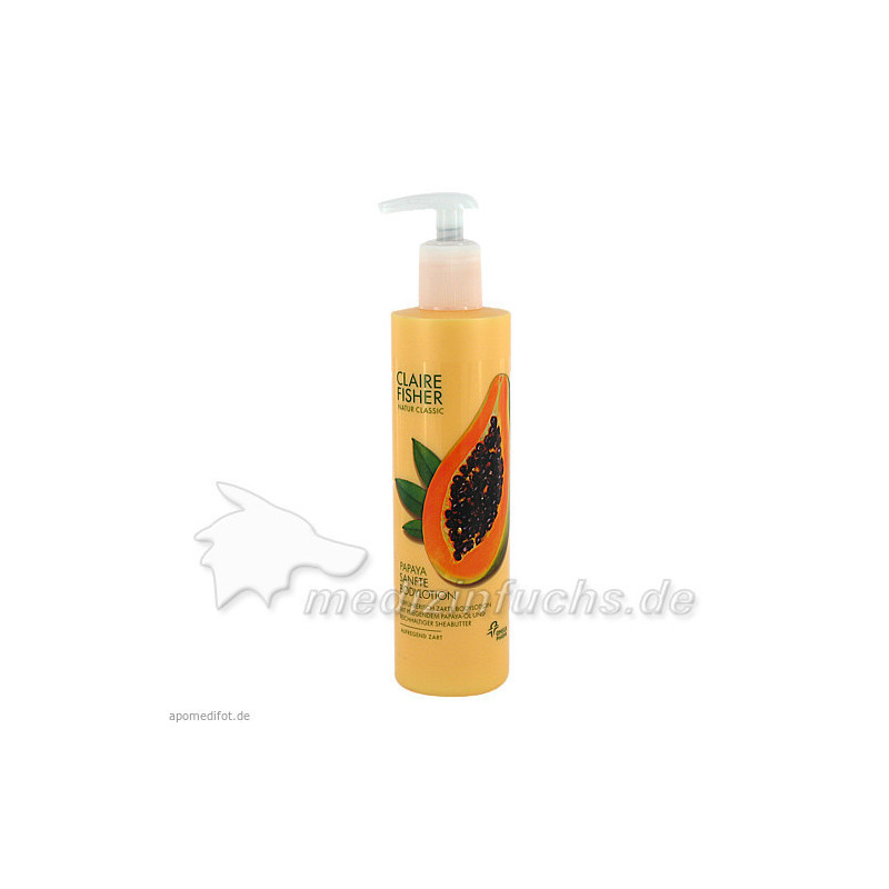 CLAIRE FISHER NATUR CLASSIC PAPAYA BODYLOTION, 300 ML – PZN 3643299