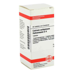 Calcium Carbonicum D 4 Tabletten Hahnemanni (80 stk) – PZN 2815545