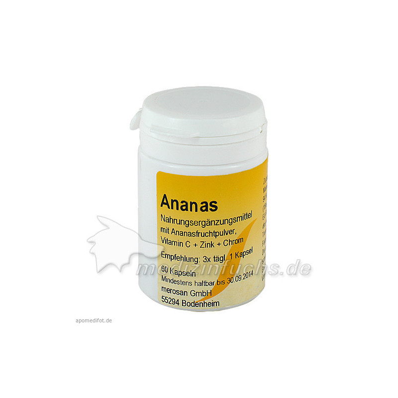Ananas Aktiv Kapseln, 60 ST – PZN 44032