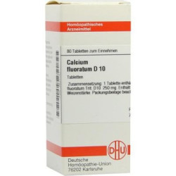 Calcium Fluoratum D 10 Tabletten (80 stk) – PZN 2627157