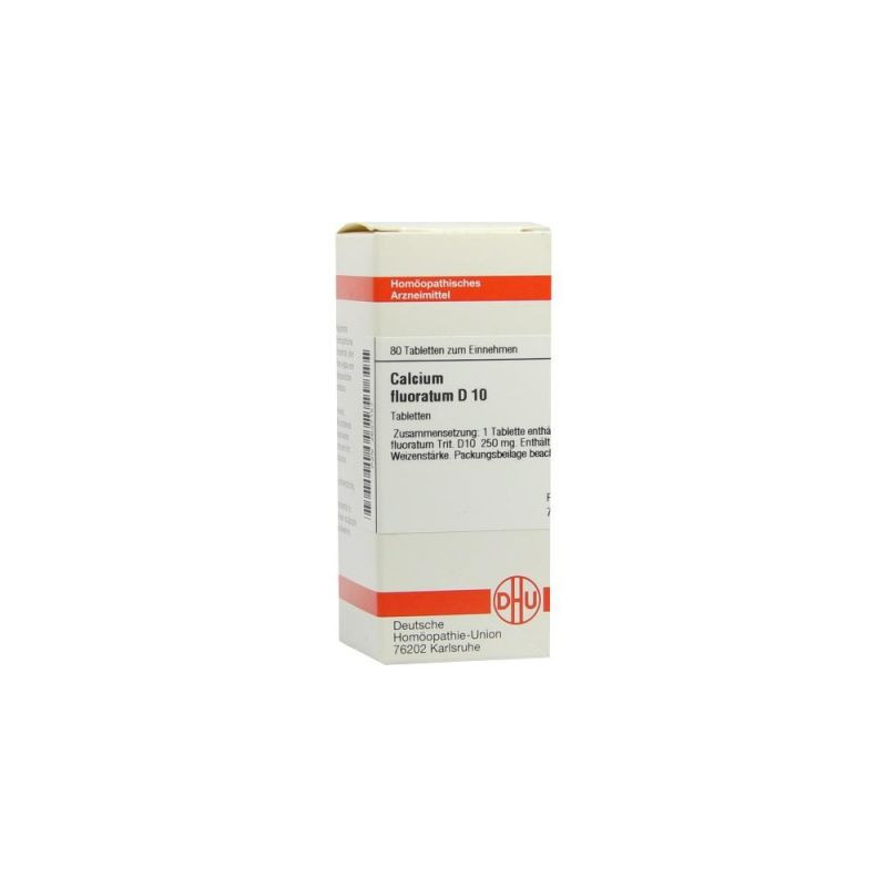 Calcium Fluoratum D 10 Tabletten (80 stk) – PZN 2627157