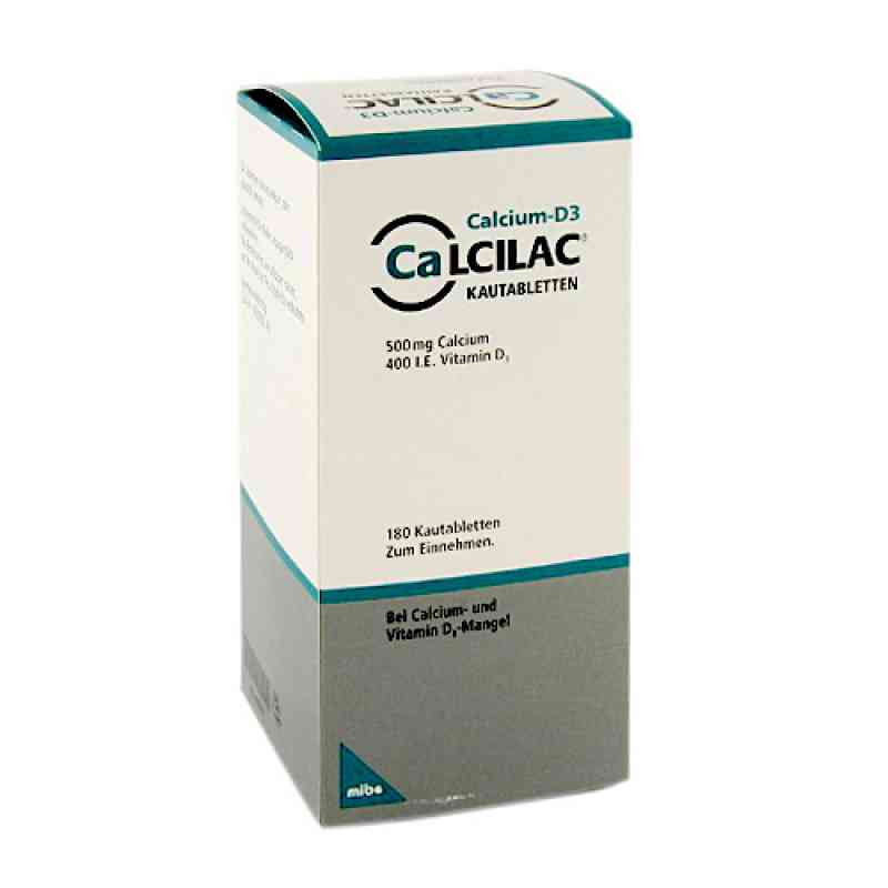 Calcilac 500mg/400 I.E. (180 stk) – PZN 9091079