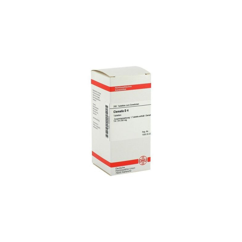 Clematis D 4 Tabletten (200 stk) – PZN 2896905