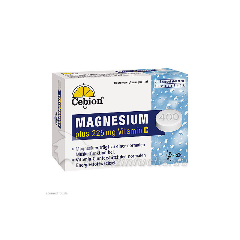 Cebion PLUS VITAMIN C MAGNESIUM, 20 ST – PZN 7554552