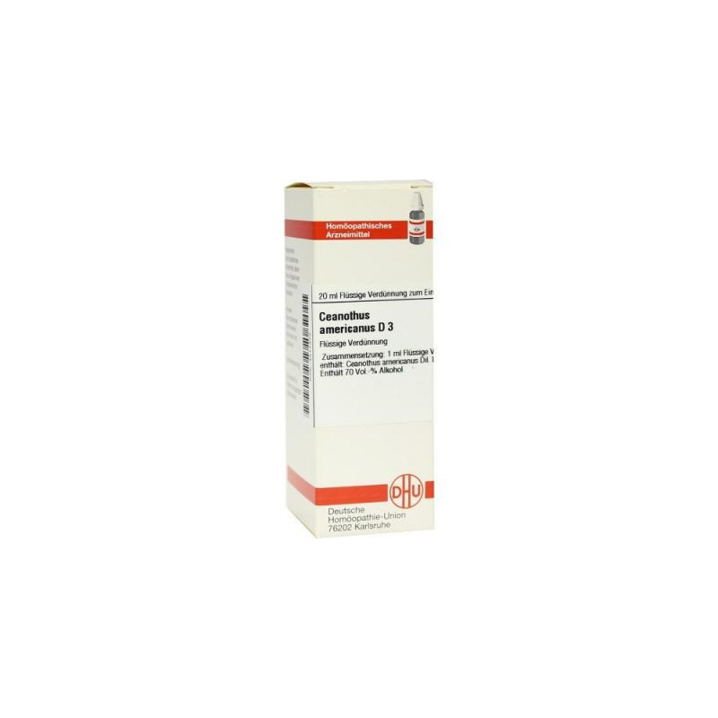 Ceanothus Americanus D 3 Dilution (20 ml) – PZN 4211372