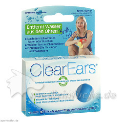 ClearEars Ohrstöpsel zur Wasserentfernung, 10 ST – PZN 5468245