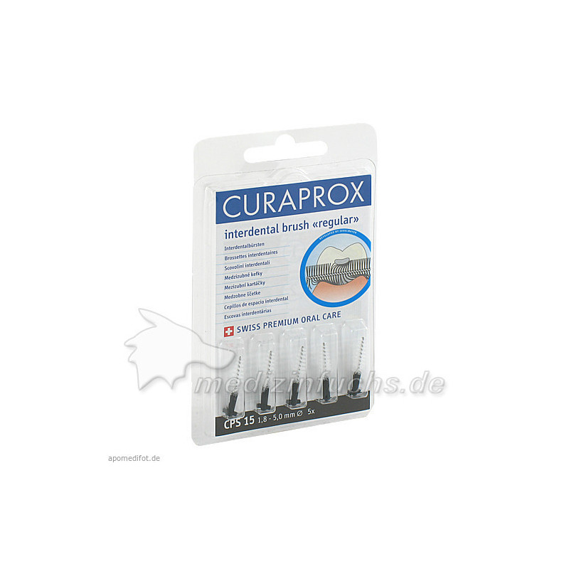 CURAPROX CPS15 Interdental 1.8-5mm, 5 ST – PZN 5906550