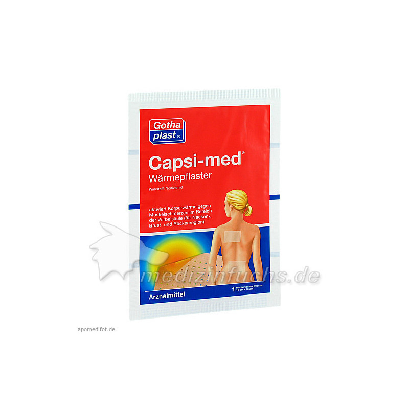 CAPSI-MED Wärmepflaster 11cmx18cm, 1 ST – PZN 5867873