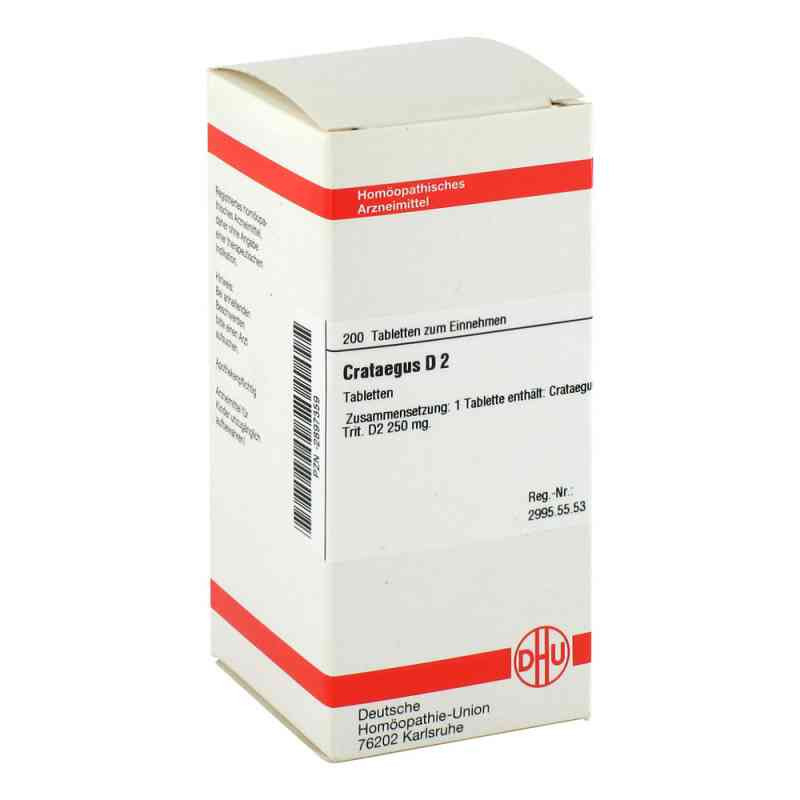 Crataegus D 2 Tabletten (200 stk) – PZN 2897359