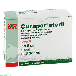 CURAPOR Wundverband steril chirurgisch 5x7 cm, 100 ST – PZN 7299580