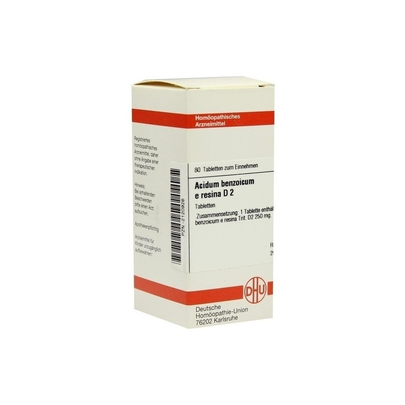 ACIDUM BENZOIC E RES D 2, 80 ST – PZN 2120926