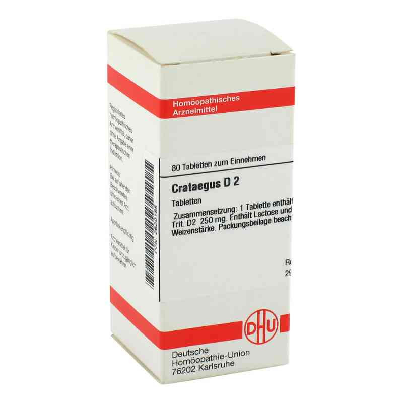 Crataegus D 2 Tabletten (80 stk) – PZN 2629185