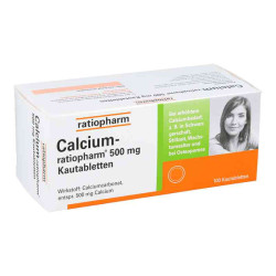 Calcium Ratiopharm 500 mg Kautabletten (100 stk) – PZN 11657619