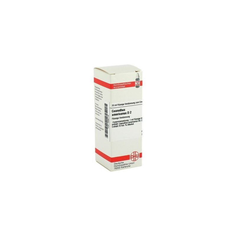 Ceanothus Americanus D 2 Dilution (20 ml) – PZN 2896176