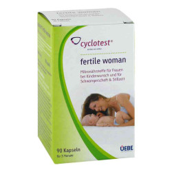 Cyclotest fertile woman Mikronährstoffe Kapseln (90 stk) – PZN 6834752