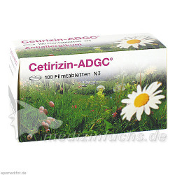 Cetirizin-ADGC, 100 ST – PZN 2663704