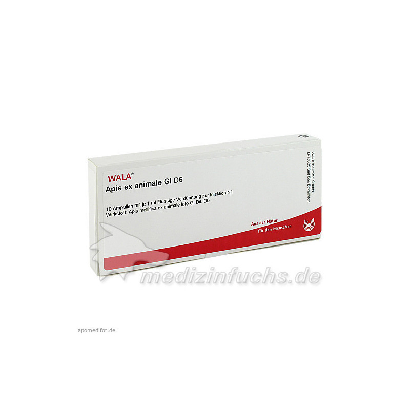 APIS EX ANIMALE GL D 6, 10X1 ML – PZN 2831780