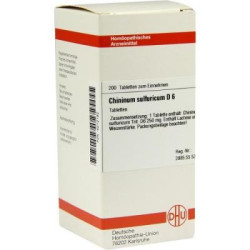 Chininum Sulfuricum D 6 Tabletten (200 stk) – PZN 4212182