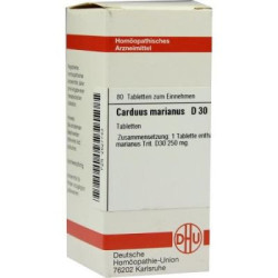 Carduus Marianus D 30 Tabletten (80 stk) – PZN 2627743
